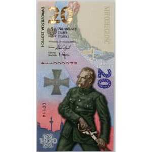 III RP, 20 gold 2020, 100th anniversary of the Battle of Warsaw, low number - RP0000114