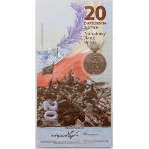 III RP, 20 złotych 2020, 100. rocznica Bitwy Warszawskiej, niski numer - RP0000128