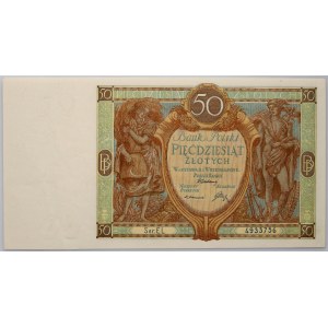 II RP, 50 zloty 1.09.1929, EL series.