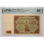 PRL, 1000 zloty 15.07.1947, series F