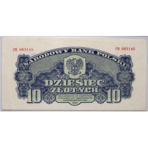 PRL, 10 złotych 1944, seria CB