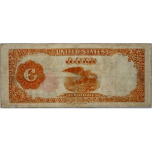 Stany Zjednoczone Ameryki, Gold Certificate, 100 dolarów 1922