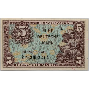 Germany, 5 Mark 1948, series B