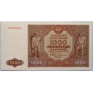 PRL, 1000 zloty 15.01.1946, series M