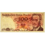 PRL, 100 zloty 1.12.1988, NP series, printing error