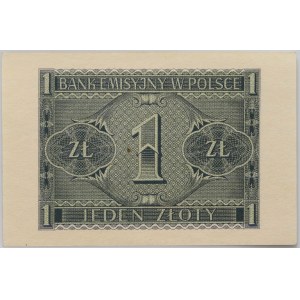 General Government, 1 zloty 1.03.1940, series B