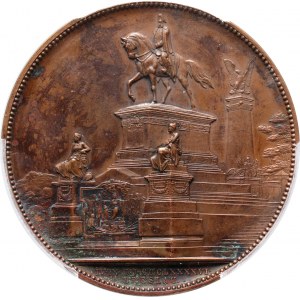 XIX wiek, medal z 1896 roku, Wrocław, Odsłonięcie Pomnika Cesarza Wilhelma