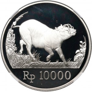Indonesia, 10000 Rupiah 1987, Babi rusa