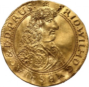 Germany, Brandenburg-Prussia, Friedrich Wilhelm (Elector of Brandenburg), Ducat 1663 HM, Königsberg