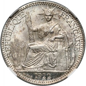 Francuskie Indochiny, 10 centów 1922 A, Paryż