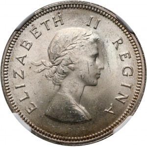 South Africa, Elizabeth II, 2 Shillings 1954