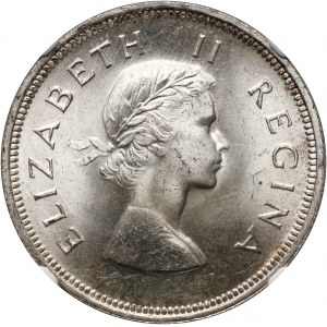 South Africa, Elizabeth II, 2 1/2 Shillings 1954