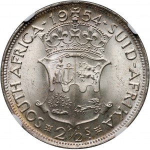 RPA, Elżbieta II, 2 1/2 szylinga 1954