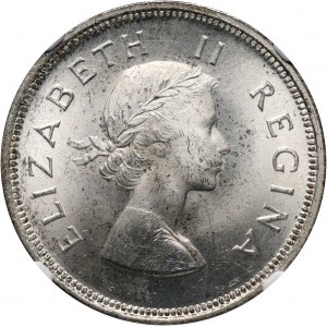 South Africa, Elizabeth II, 2 1/2 Shillings 1955