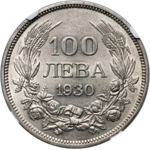 Bułgaria, Borys III, 100 lewa 1930