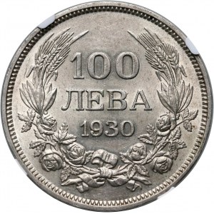 Bugaria, Boris III, 100 Leva 1930