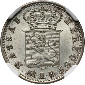 Germany, Nassau, Adolf, 6 Kreuzer 1841
