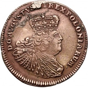 August III, 5 thalers 1758 EC, Leipzig, efraimek
