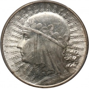 II RP, 10 złotych 1932, Warszawa, Głowa Kobiety