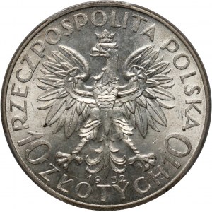 II RP, 10 złotych 1932, Warszawa, Głowa Kobiety