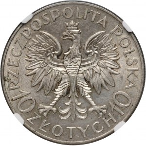 II RP, 10 zloty 1933, Warsaw, Romuald Traugutt