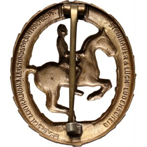Niemcy, RFN, brązowa odznaka jeździecka (DeutschesReiterabzeichen) wz.1957
