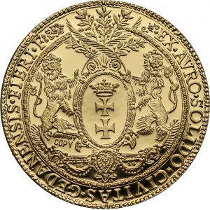 Poland, Third Republic, Sigismund III Vasa, Donation 1614, Gdansk, REPLICA