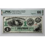 Karolina Południowa, Columbia, dolar 1866, seria B