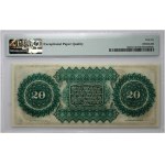 South Carolina, Columbia, 20 Dollars 1872, series A