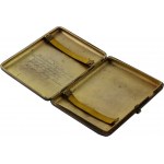 Vilnius, silver cigarette case, 1931-1934, Society of Cyclists and Motorcyclists