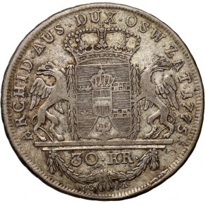 Księstwo Oświęcimsko-Zatorskie, Maria Teresa, 30 krajcarów 1775 IC FA, Wiedeń