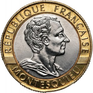 Francja, 10 franków 1989, Monteskiusz