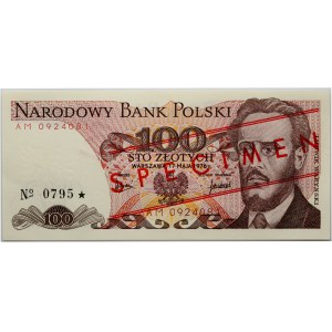 PRL, 100 złotych 17.05.1976, WZÓR, No. 0795, seria AM