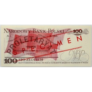 PRL, 100 zloty 1.06.1979, MODEL, No. 0987, EU series