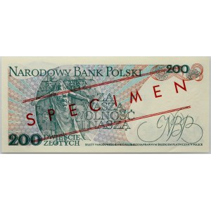 PRL, 200 złotych 1.06.1986, WZÓR, No. 0571, seria CR