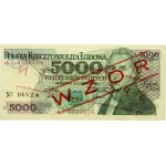 People's Republic of Poland, 5000 zloty 1.06.1986, MODEL, No. 0682, series AY