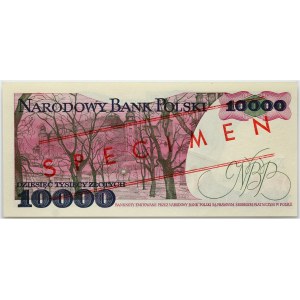 PRL, 10000 złotych 1.12.1988, WZÓR, No. 0848, seria W
