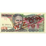 PRL, 10000 złotych 1.12.1988, WZÓR, No. 0848, seria W