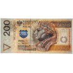 III RP, 200 Zloty 25.03.1994, Serie AA0000003