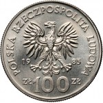 People's Republic of Poland, 100 zloty 1985, Przemyslaw II, PRÓBA, copper-nickel