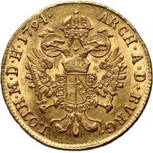 Austria, Franciszek II, dukat 1794 B, Kremnica