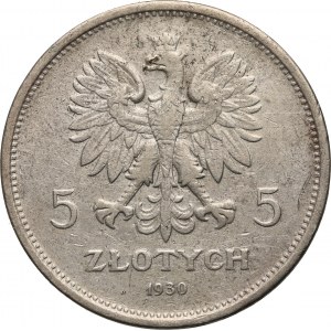 II RP, 5 Zloty 1930, Warschau, Nike