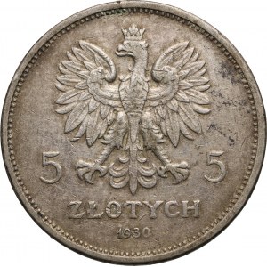 II RP, 5 złotych 1930, Warszawa, Nike