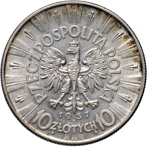 II RP, 10 złotych 1937, Warszawa, Józef Piłsudski