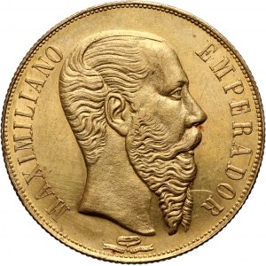 Mexico, Maximilian, 20 Pesos 1866 Mo, Mexico City