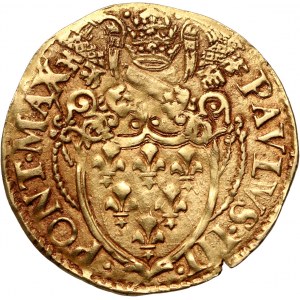 Italy, Papal States, Paul III 1534-1549, Scudo d'Oro, Rome