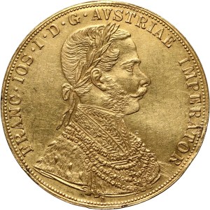 Austria, Franciszek Józef I, 4 dukaty 1869 A, Wiedeń
