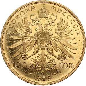 Austria, Franciszek Józef I, 100 koron 1909, Wiedeń