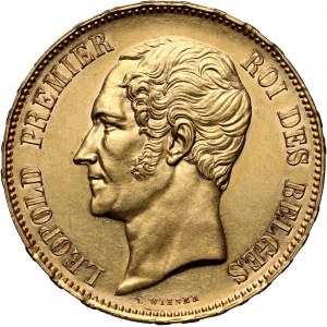 Belgia, Leopold I, 100 franków medalowe 1853, Bruksela