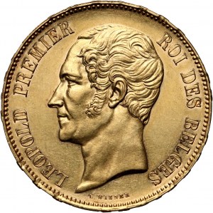 Belgia, Leopold I, 100 franków medalowe 1853, Bruksela